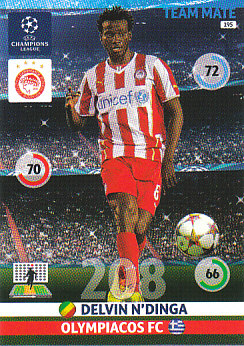 Delvin N'Dinga Olympiacos FC 2014/15 Panini Champions League #195